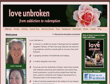 Tablet Screenshot of loveunbroken.org